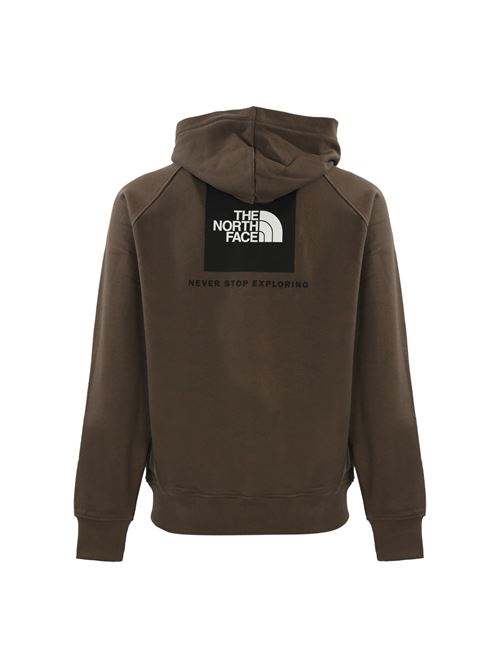 Felpa Redbox con cappuccio in cotone Smokey brown The North Face | NF0A89F91OI1